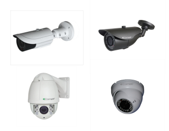 Bullet and dome CCTV camera options