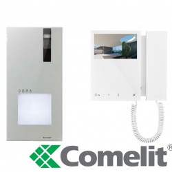 Comelit video door entry panel and indoor handset